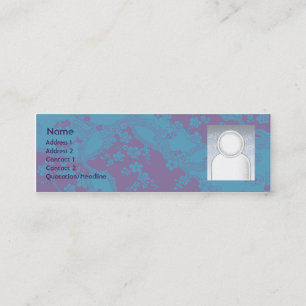 Floral - Skinny Mini Business Card