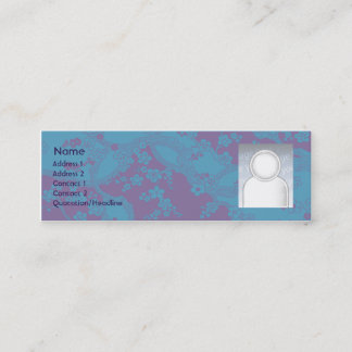 Floral - Skinny Mini Business Card