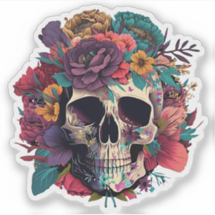 Floral Skull Bones and Botany