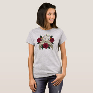Floral Skull Dia de los Muertos   Shirt