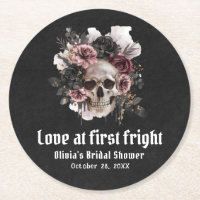 Floral Skull Love at first fright Bridal Shower