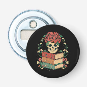 Floral Skull on your Books Bottle Opener
