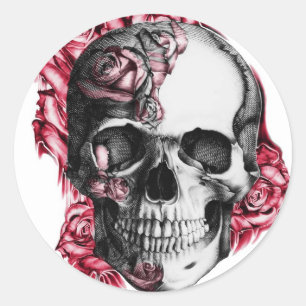Floral Skull stickers