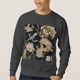 floral skull sweatshirt