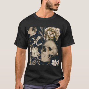 floral skull T-Shirt
