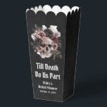 Floral Skull Till Death Do Us Part Bridal Shower Favour Box<br><div class="desc">Add a touch of Gothic elegance to your bridal shower with these "Till Death Do Us Part" favour boxes. Featuring a stunning floral skull design, these favour boxes are perfect for a dark and romantic theme. Ideal for a Halloween bridal shower or any event with a touch of the macabre,...</div>