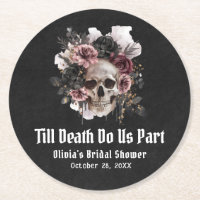 Floral Skull Till Death Do Us Part Bridal Shower