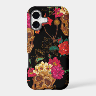 floral Skulls
