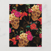 floral Skulls
