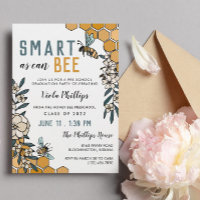 Floral Smart As Can Bee Preschool Graduation