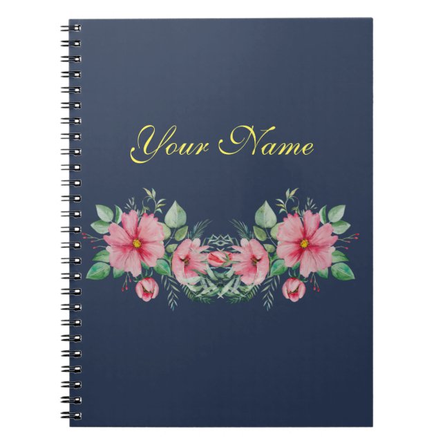 Floral Smile Summer Art Notebook (Front)