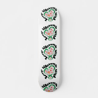 Floral Snake: love blossoms wild Skateboard