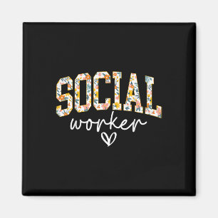 Floral Social Worker, School Counsellor, Social Wo Magnet