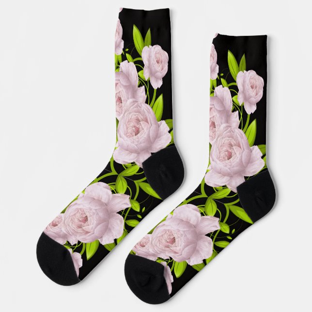 FLORAL SOCKS (Left)