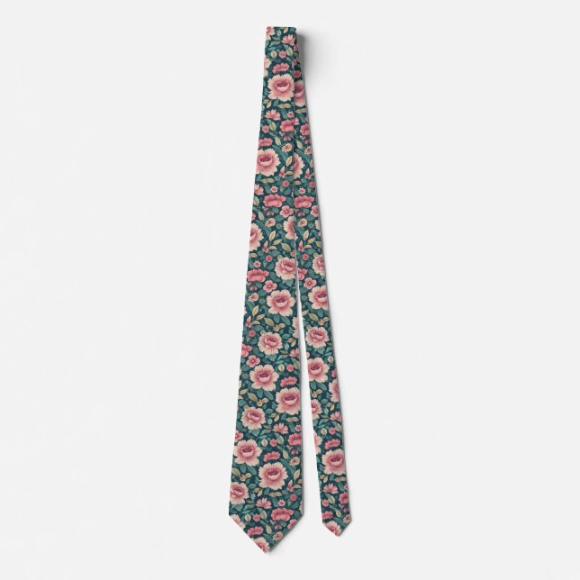 Floral Sonata Tie (Front)