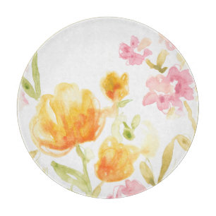 Floral Song I Cutting Board