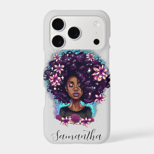 Floral Sparkling Afro Woman