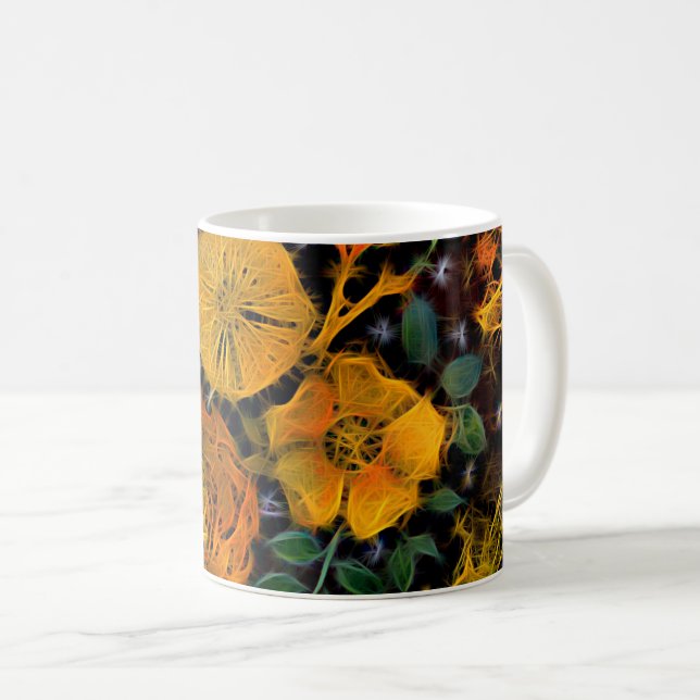 Floral Sparks Coffee Mug (Front Right)