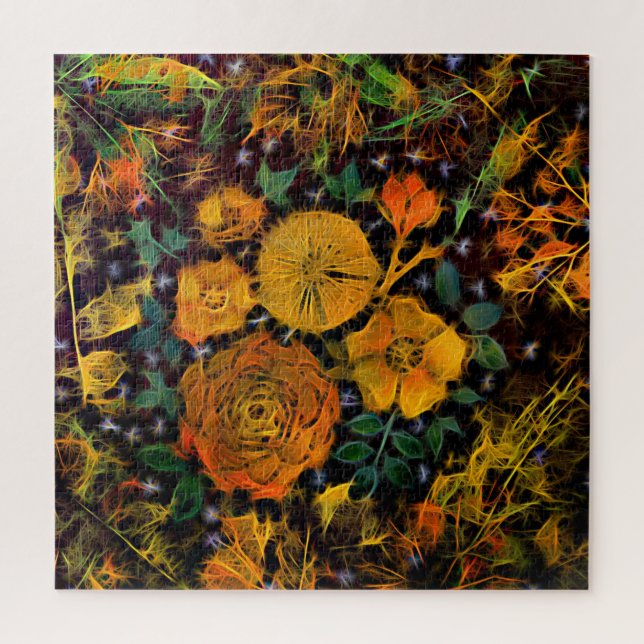 Floral Sparks  Jigsaw Puzzle (Vertical)