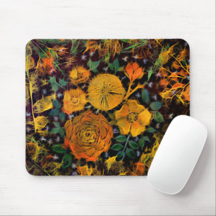 Floral Sparks Mouse Pad