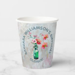 Floral Special Friend Birthday Party  Paper Cups<br><div class="desc">Beautiful birthday party paper cup for a special friend; lovely to look out with watercolor flowers and a soft textured background.  Gentle,  colourful and cheerful -- it will be much appreciated.  Matching products available,  just email charmdesignstudio@rcn.com and we'll be delighted to assist.</div>