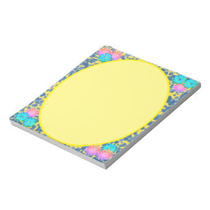 Floral Speckled Border Notepad