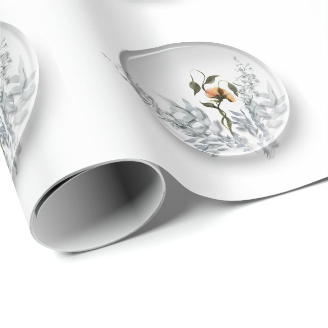 Floral sphere wrapping paper  (Roll Corner)