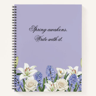 Floral Spiral Notebook