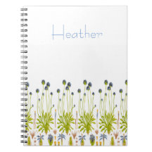 FLORAL Spiral Notebook - Personalise It