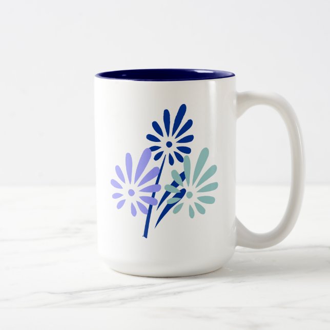 Floral Splashes Coffee Mug (Right)