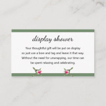 Floral Spray Display Shower