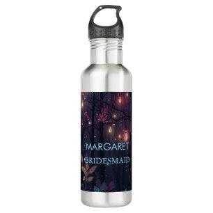 Floral Spray Fantasy Art Wedding Bridesmaid 710 Ml Water Bottle