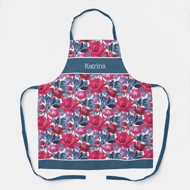 Floral Spring  Apron (Front)