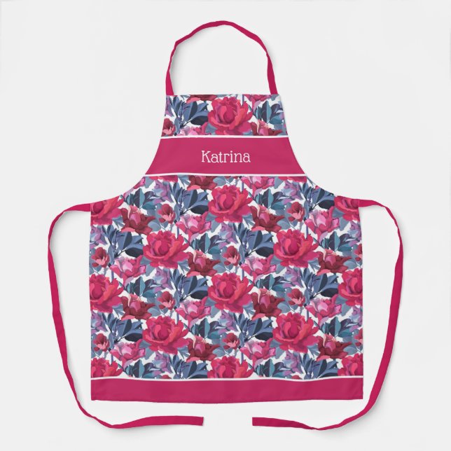 Floral Spring  Apron (Front)