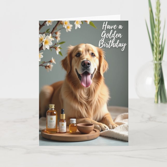 Floral Spring Birthday Card (Front)