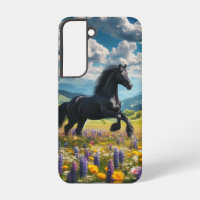 Floral/spring horse/stallion