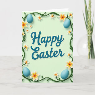 Floral Spring Message Card