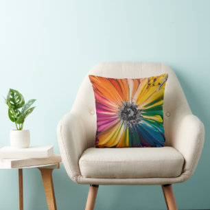 Floral Spring Watercolor Artistic Floral Pattern Cushion