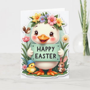 Floral Springtime Friend Card