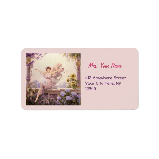 Floral Sprite Label (Front)