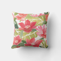 Floral Square Pillow