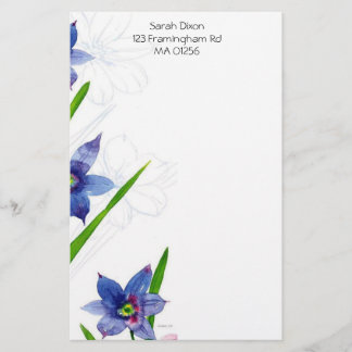 Floral Stationary Stationery