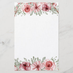 Floral Stationery