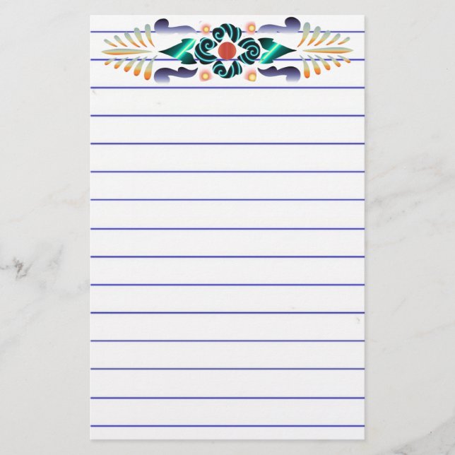 Floral Stationery (Front)