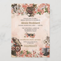 Floral Steampunk Bridal Shower