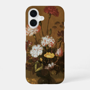 Floral Still Life Flowers in Vase, Vintage Baroque iPhone 16 Case