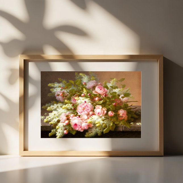 Floral Still Life, Raoul M. De Longpré  Poster (Creator Uploaded)