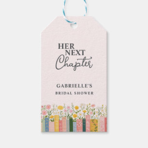 Floral Storybook Her Next Chapter Bridal Shower  Gift Tags