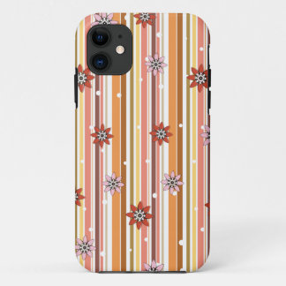 floral strip vol2 iPhone 11 case