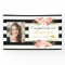 Floral Stripes Glam Congrats Grad Graduation Photo